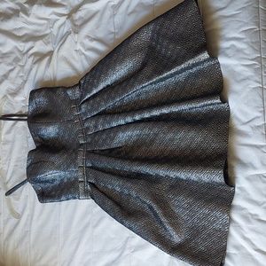 Silver metallic Guess dress size 8